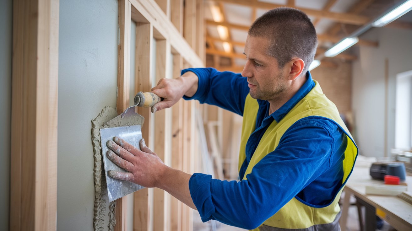 Gypsum Partition Making